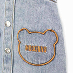 Moschino Kids Abito in Denim con T-shirt per Neonate