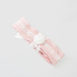 Marlù Fascia Rosa/Bianca con Fiori per Neonate
