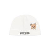 Moschino Kids Berretto con Stampa Logo Teddy Bear per Neonati