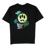 Barrow Kids T-shirt Nera con Stampa per Bambini retro
