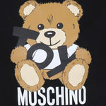 Moschino Kids Abito Nero con Stampa Toy per Bambine