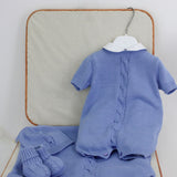 Le Coconne Corredino Celeste con Pagliaccetto per Neonati