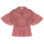 Vicolo Kids Camicia a Quadri Rossa per Bambine