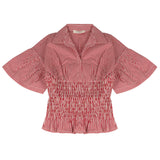 Vicolo Kids Camicia a Quadri Rossa per Bambine