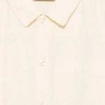 Moschino Kids Camicia Crema con Logo All-over per Bambini (dettaglio)