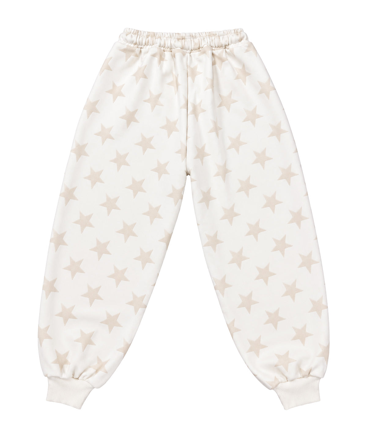 Art Super Money Kids Pantalone Bianco Fantasia Stella con Strass per Bambini