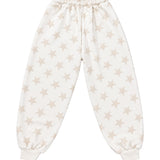 Art Super Money Kids Pantalone Bianco Fantasia Stella con Strass per Bambini