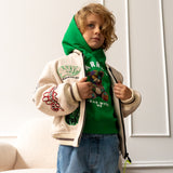 Barrow Kids Giubbino Crema con Patches per Bambini