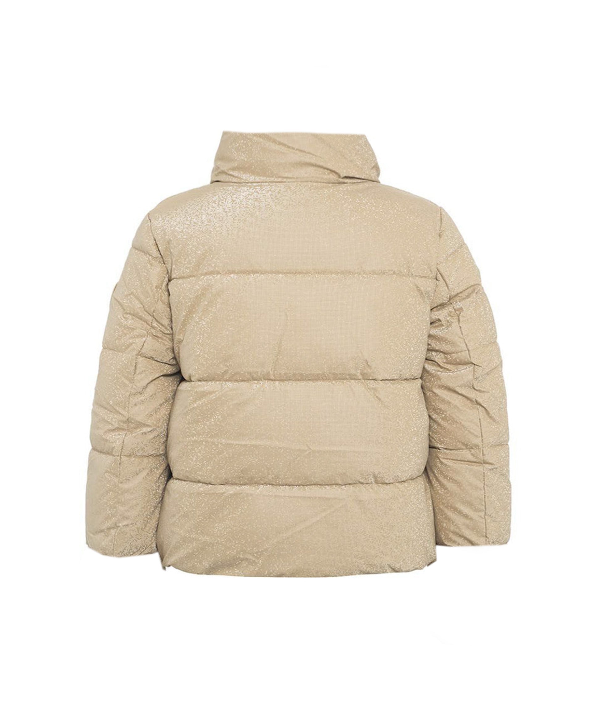 Save the Duck Piumino Beige Sparkling per Bambine