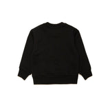Dsquared2 Kids Felpa Nera con Stampa Logo e Cuore per Neonate (retro)