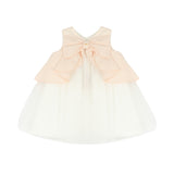 Elisabetta Franchi La Mia Bambina Abito con Fiocco Rosa/Avorio per Neonate