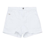 Diesel Kids Bermuda in Denim Bianco per Bambine
