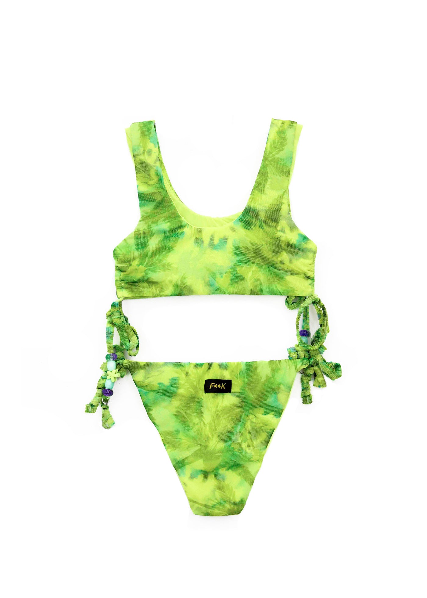 EffeK Costume Bikini Fantasia Verde  per Bambine