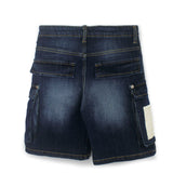 Yes London Kids Patch Denim Bermuda Shorts
