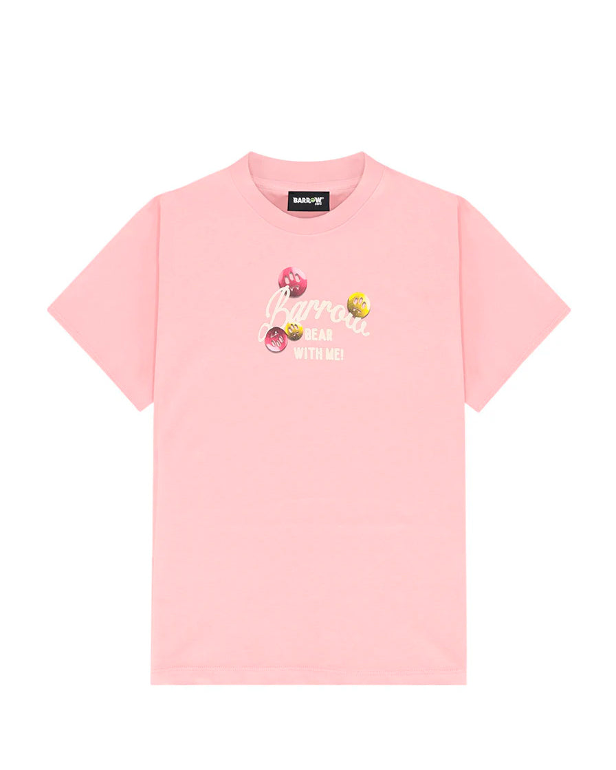 Barrow Kids T-Shirt con Stampa Teddy Retro per Bambine