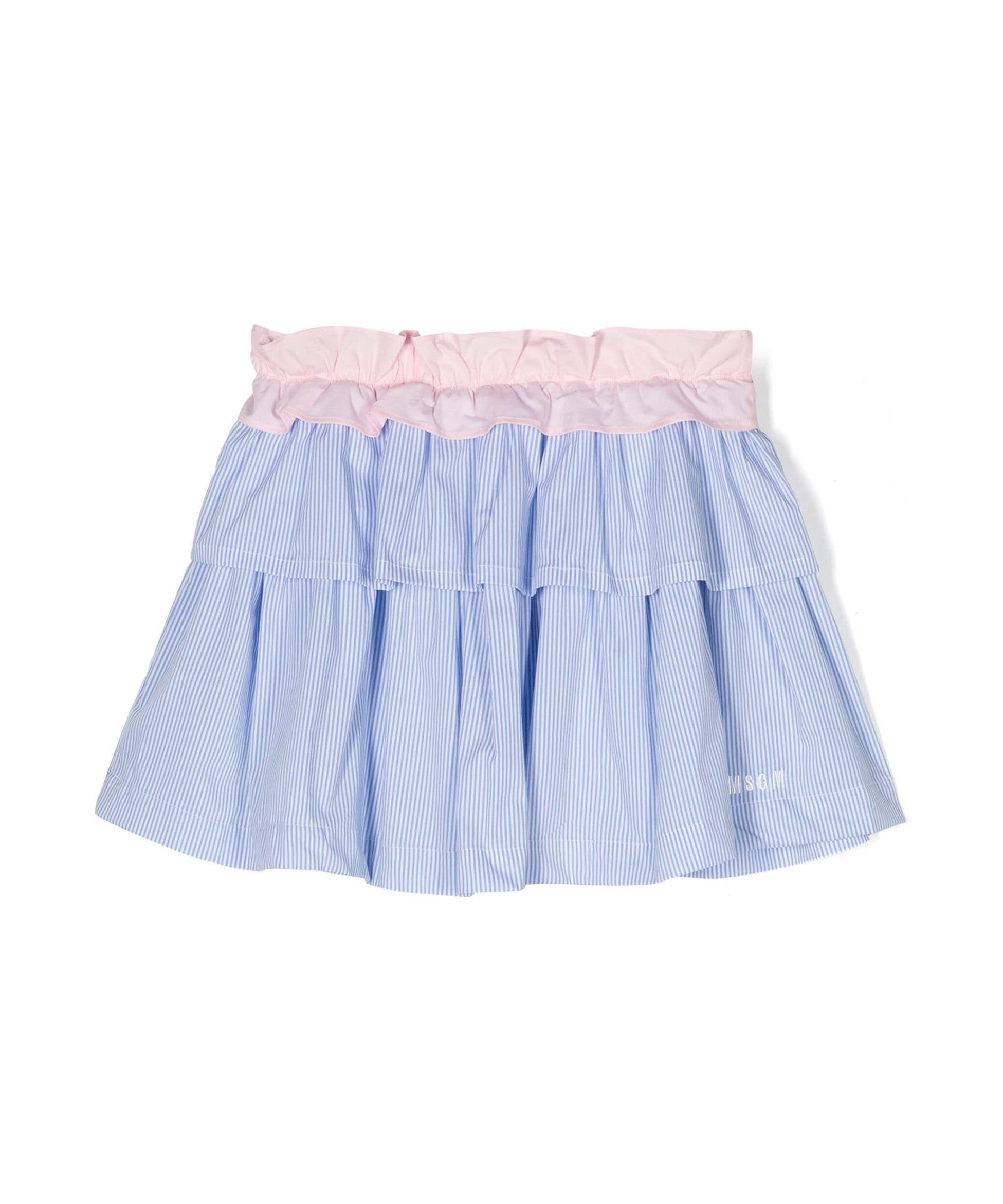 MSGM Kids Gonna a Righe Cielo Florence Kids  (fronte)