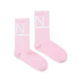 N°21 Pink Sock with Logo for Girls