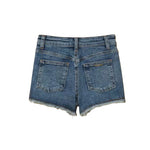 Twinset Kids Short in Denim con Strass per Bambine