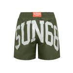 Sun68 Kids Costume Boxer Verde Militare per Bambini (retro)