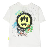 Barrow Kids T-shirt Bianca con Stampa per Bambini retro