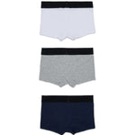 Diesel Kids Boxer Grigio Bianco e Blu con Logo per Bambini