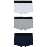 Diesel Kids Boxer Grigio Bianco e Blu con Logo per Bambini