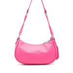 Msgm Kids Borsa a Spalla Fucsia con Catena (retro)