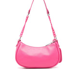 Msgm Kids Borsa a Spalla Fucsia con Catena (retro)