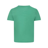 Calvin Klein Kids T-shirt Verde con Logo per Bambini