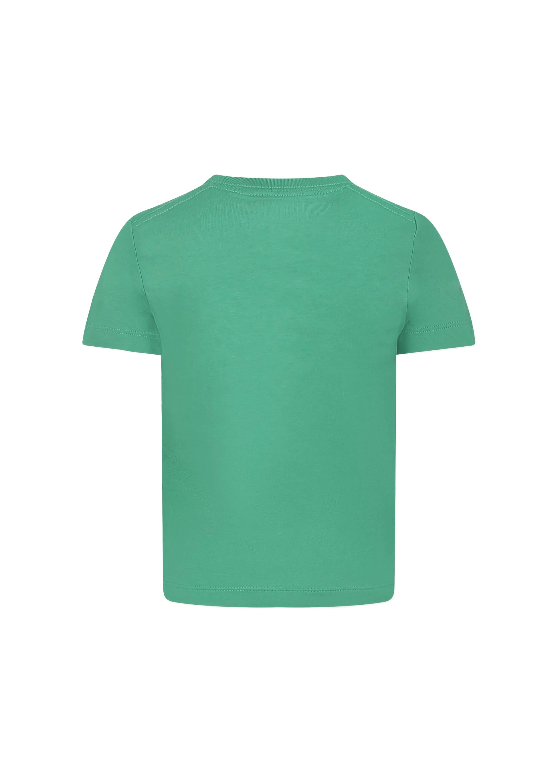 Calvin Klein Kids T-shirt Verde con Logo per Bambini