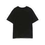 MSGM Kids T-shirt Nera con Blurred Logo per Bambini retro