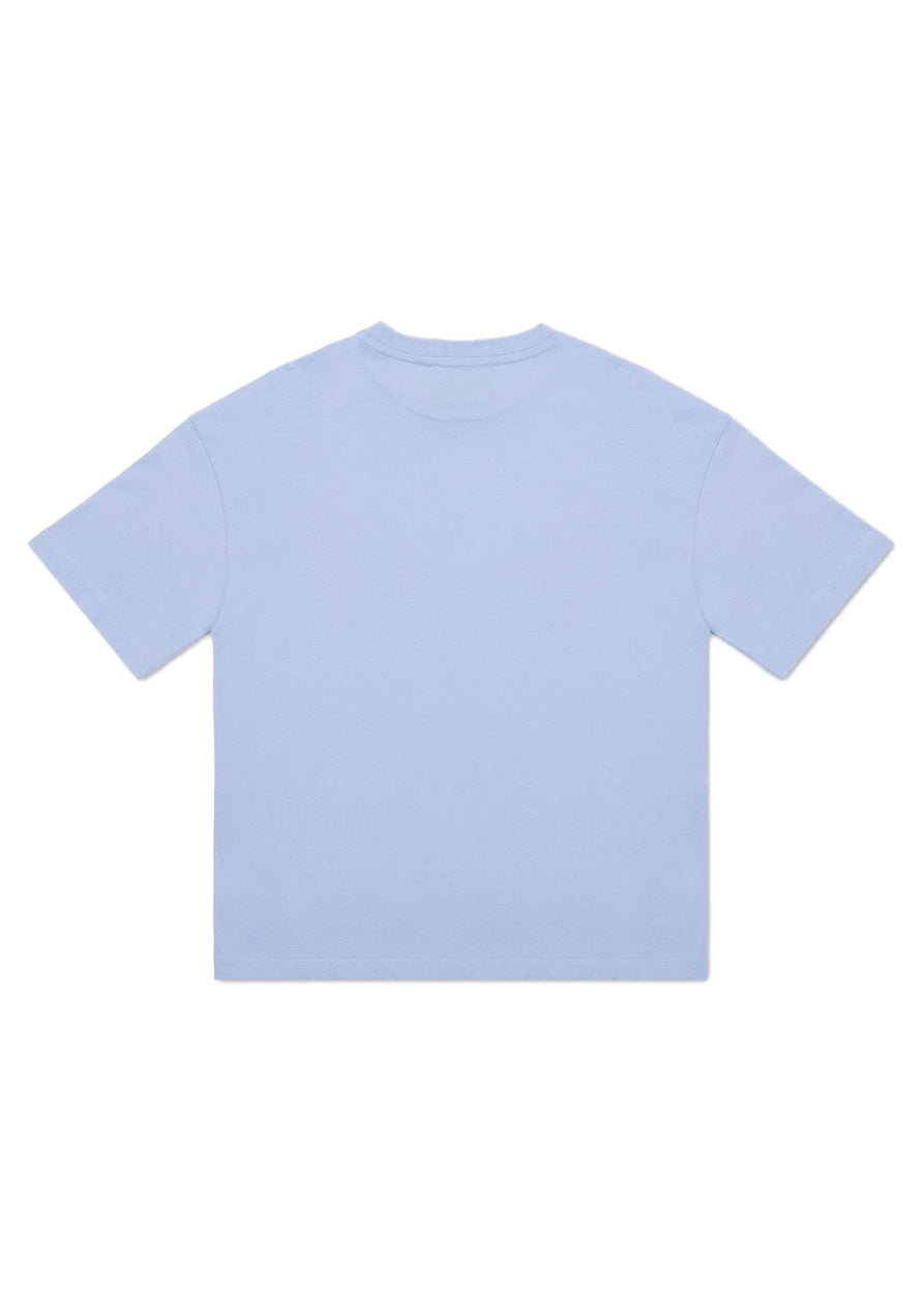Iceberg Kids T-Shirt Celeste con Stampa Daffy Duck per Bambine