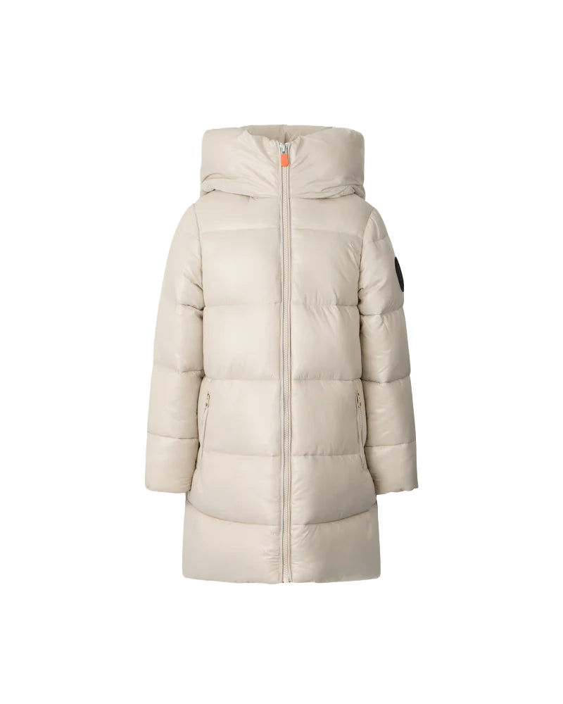 Save The Duck Kids Cappotto Imbottito Rainy Beige per Bambine