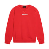 Dsquared2 Kids Felpa Girocollo Rossa con Stampa per Bambini