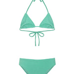F**K Kids Costume Due Pezzi Verde Acqua per Bambine