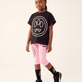 Barrow Kids Black Teddy Pattern Socks for Girls