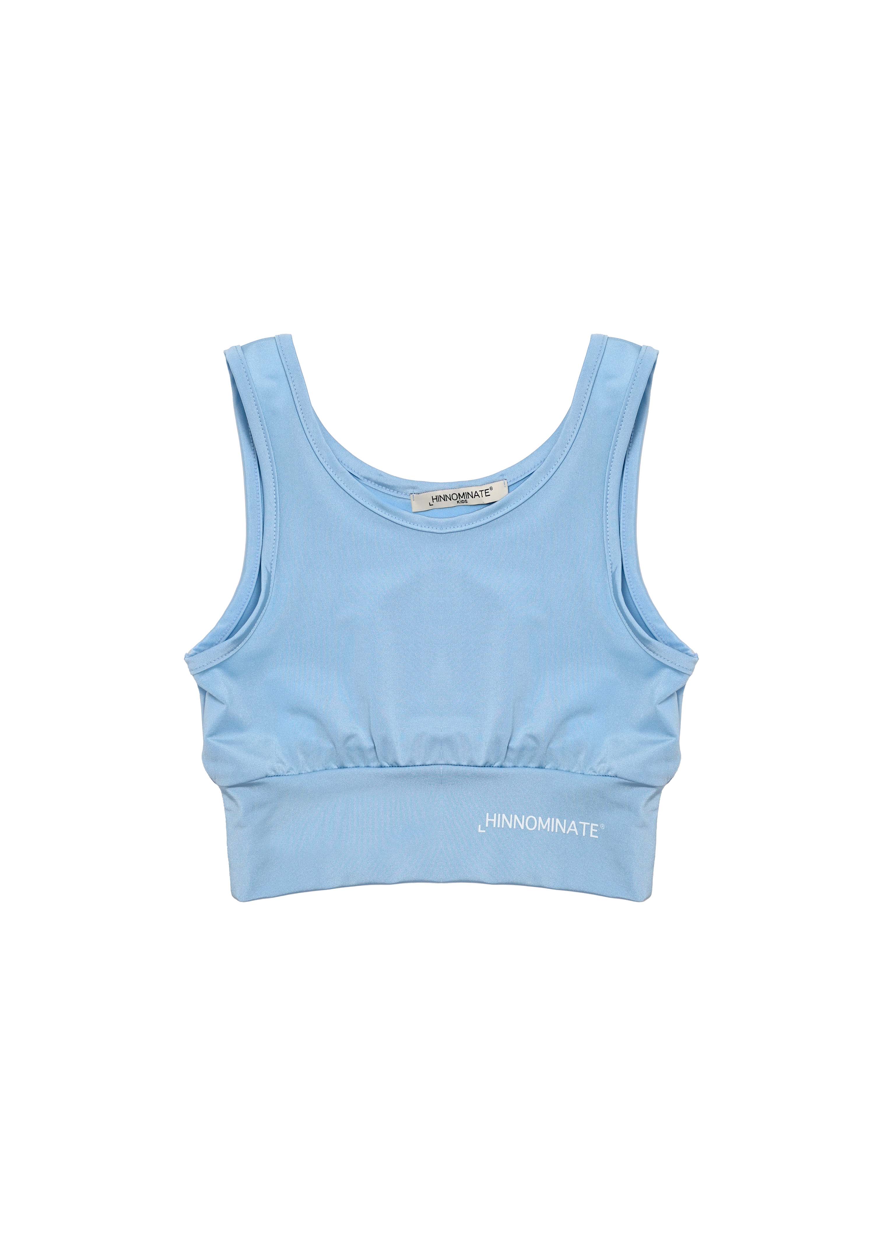 Hinnominate Kids Top Azzurro con Logo per Bambine