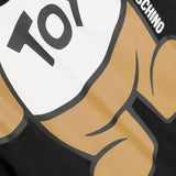 Moschino Kids T-shirt Nera con Stampa per Bambini (DETTAGLIO)