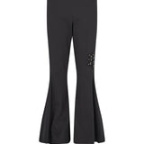 John Richmond Kids Pantalone Nero a Zampa per Bambine