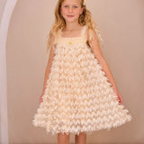 Angel's Face Kids Alison Abito Champagne con Tulle per Bambine