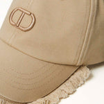 Twinset Kids Cappello Canapa Sfrangiato per Bambine