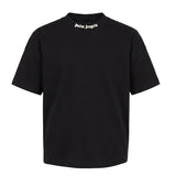 Palm Angels Kids T-Shirt Nero con Logo per Bambini