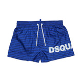 Dsquared2 Kids Costume Blu Monogram All-Over per Bambini