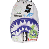Sprayground Kids Zaino Shark Central Stencils Dlxsv