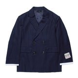 N°21 Kids Blazer Blu Gessato per Bambini