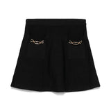 Twinset Kids Gonna Nera con Applicazioni per Bambine