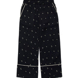 N°21 Kids Pantaloni Neri All over Palms per Bambine
