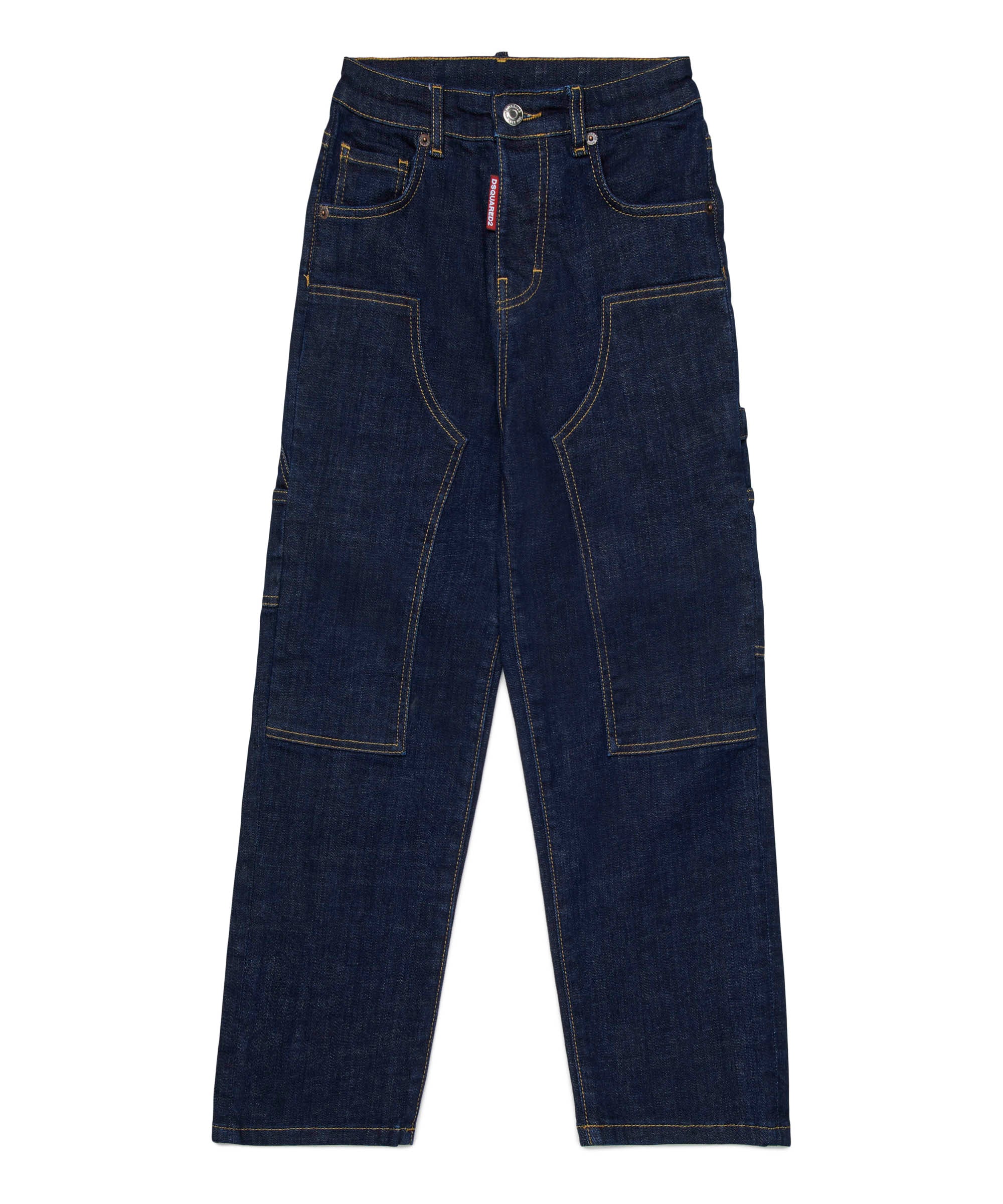 Dsquared2 Kids Jeans Carpenter Denim per Bambini