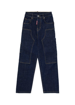 Dsquared2 Kids Jeans Carpenter Denim per Bambini