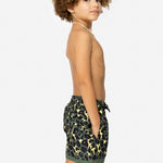 4GIVENESS Costume Boxer Fantasia Maculata Verde per Bambini